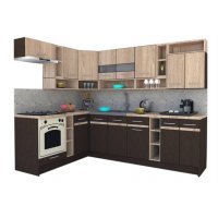 Bucatarie de Colt COSSY NEW 180-260 St. Wenge / Stejar Sonoma